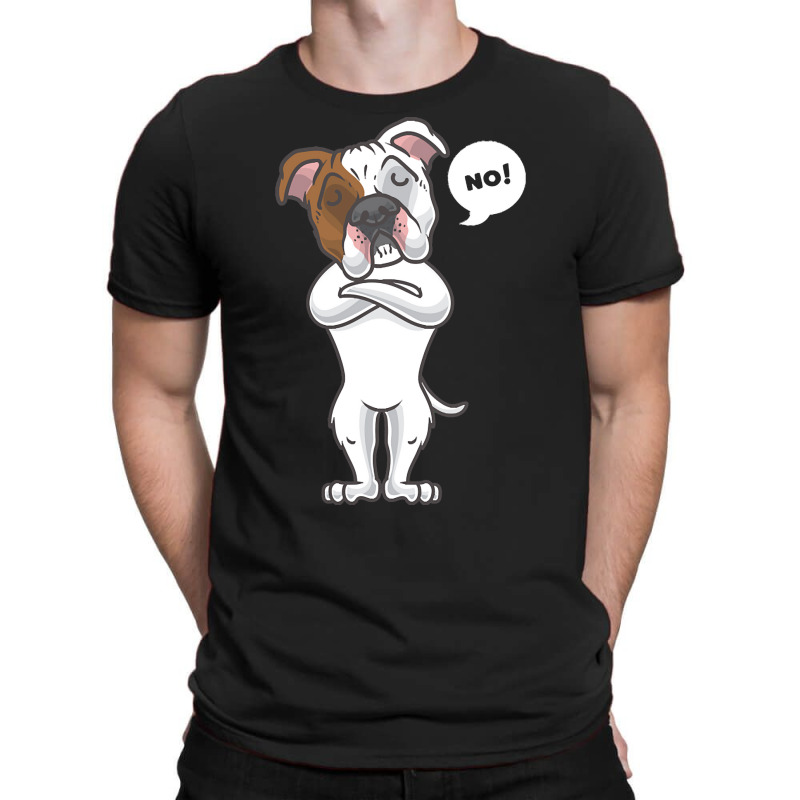 Gift Idea T  Shirt Stubborn American Bulldog Dog Funny T  Shirt T-shirt | Artistshot