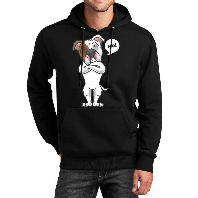 Gift Idea T  Shirt Stubborn American Bulldog Dog Funny T  Shirt Unisex Hoodie | Artistshot