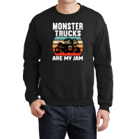 Monster Trucks Are My Jam Cool Monster Truck Crewneck Sweatshirt | Artistshot