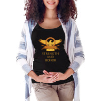 Strength And Honor (2) Maternity Scoop Neck T-shirt | Artistshot