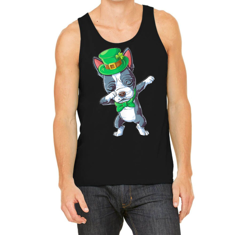 Boston Terrier T  Shirt St Patricks Day   Dabbing Boston Terrier Dab D Tank Top | Artistshot