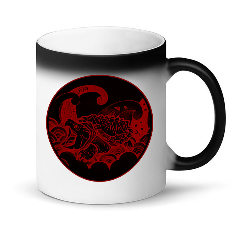 Giant Alligator Snapping Turtle - Japanese Style For Reptiles Lovers - Magic Mug | Artistshot