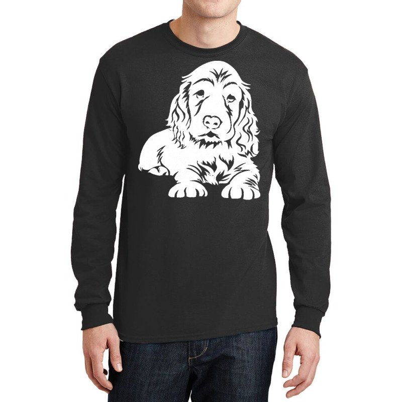 Cocker T  Shirt Cute Cocker Spaniel Gift T  Shirt Long Sleeve Shirts by sglover982 | Artistshot