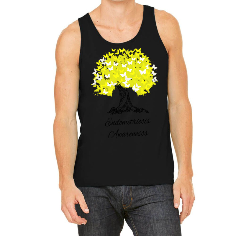 Endometriosis Awareness T-shirt Women Warrior Tree Hope Gifts Tank Top | Artistshot