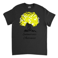 Endometriosis Awareness T-shirt Women Warrior Tree Hope Gifts Classic T-shirt | Artistshot