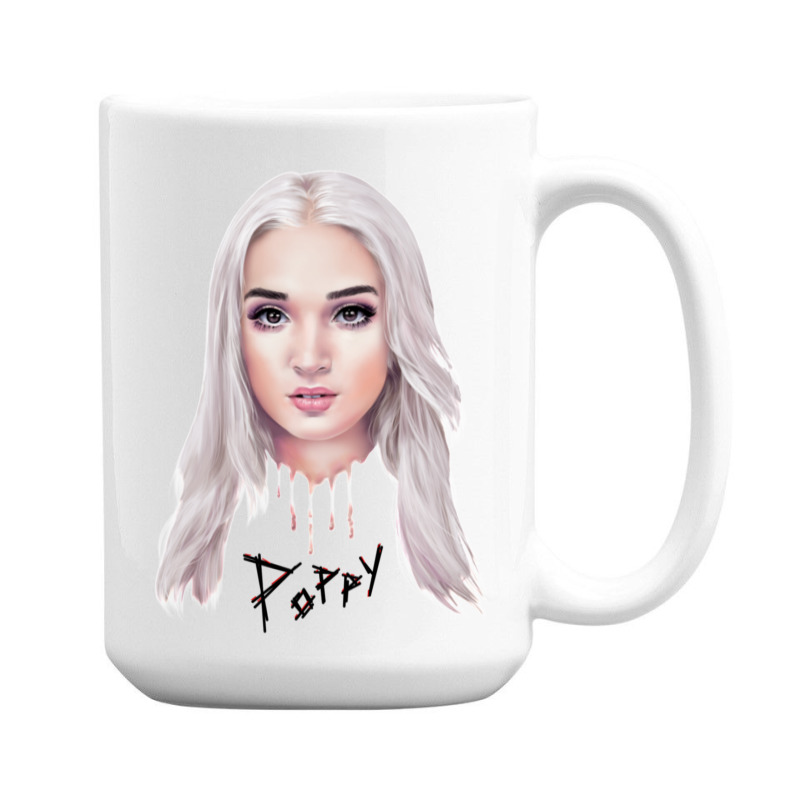 Poppy Drip 15 Oz Coffee Mug | Artistshot