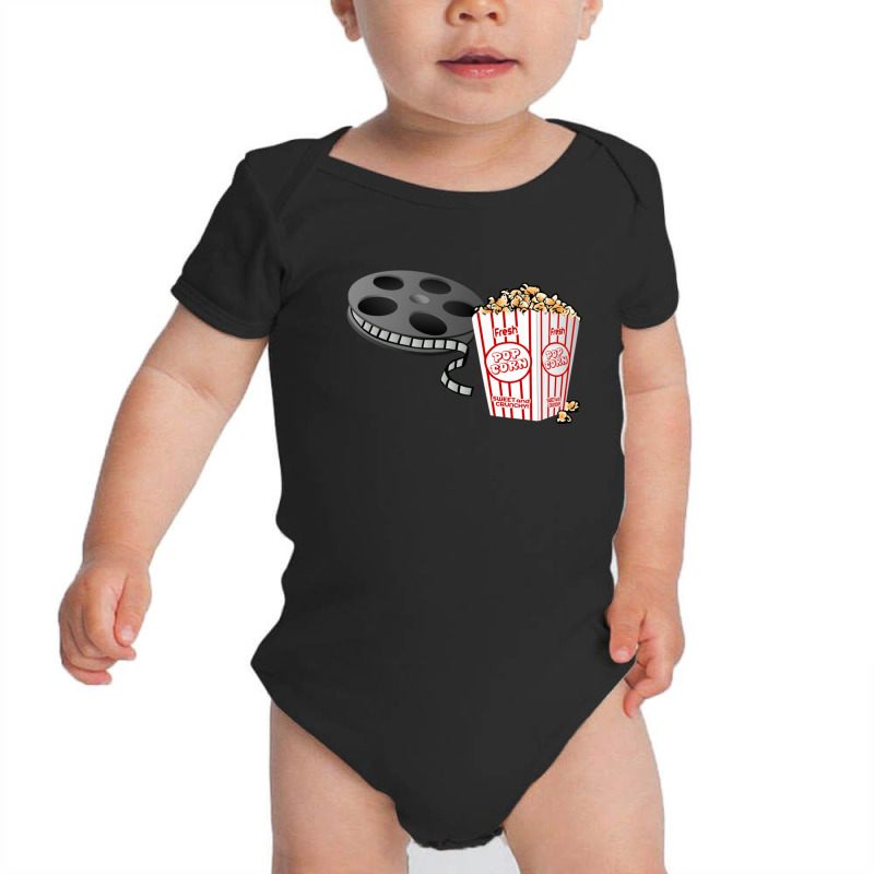 Film And Popcorn Baby Bodysuit by SuzanneElaineSehorn | Artistshot