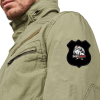 Daddy Saurus T Rex Dinosaur Men Father's Day Family Matching Pullover Shield Patch | Artistshot