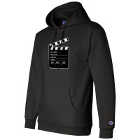 Film Clacker Champion Hoodie | Artistshot