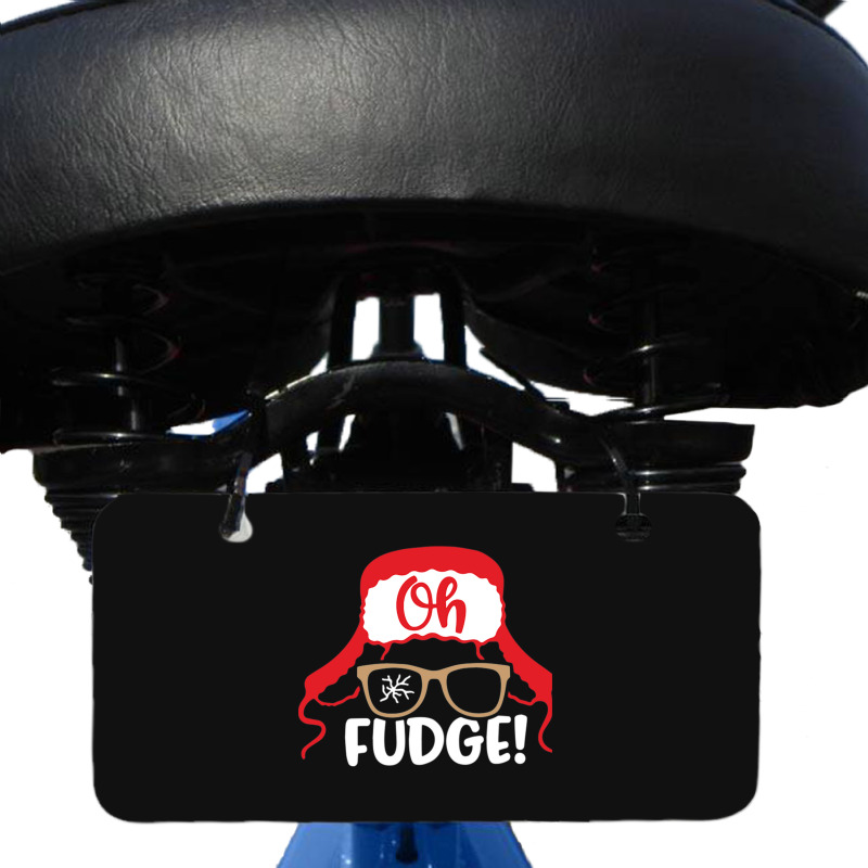 Oh Fudge T-shirt Bicycle License Plate | Artistshot