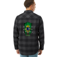 Guitar Headstock Brazil Flannel Shirt | Artistshot