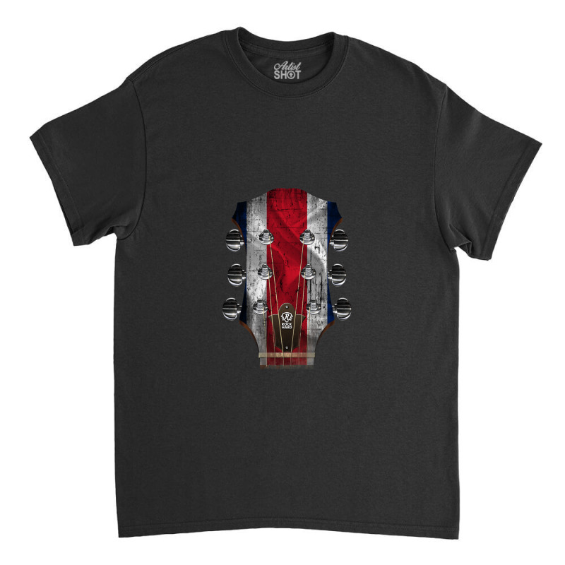 Guitar Headstock Costa Rica Classic T-shirt by KaylaCasey | Artistshot