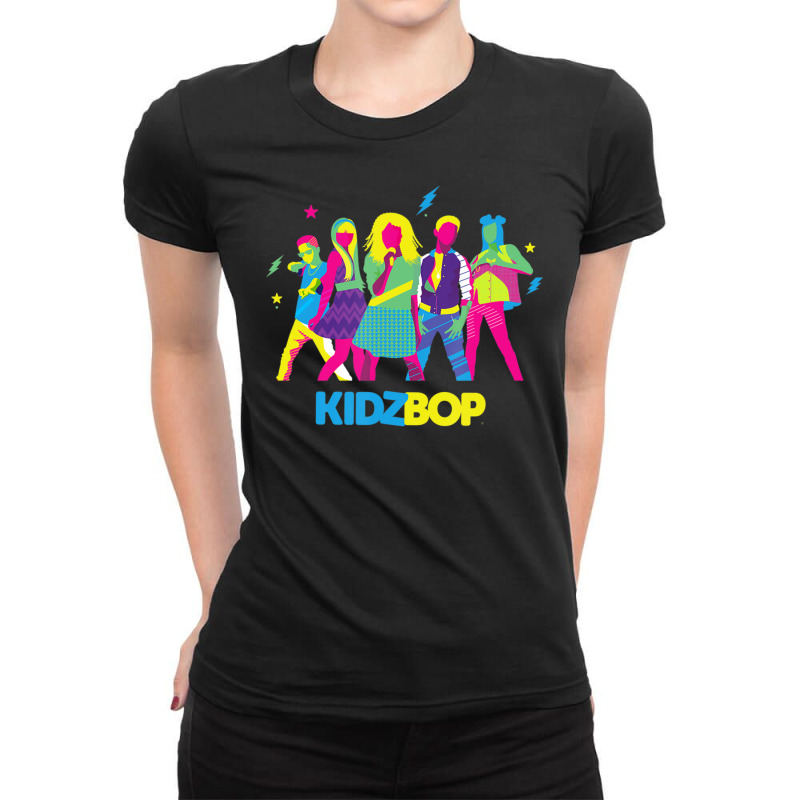 Kidz Bop Pop Star Silhouette (group) Ladies Fitted T-Shirt by rastyrocl | Artistshot