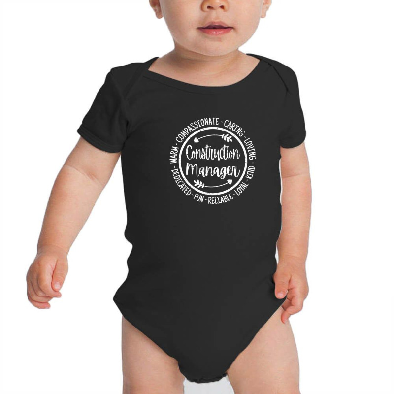 Construction Manager Life Appreciation Vintage Baby Bodysuit by qiesyakireen6 | Artistshot