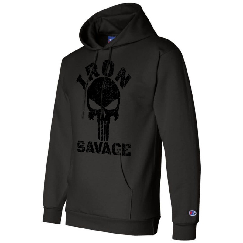 Iron Savage Skull Bodybuilding Champion Hoodie by mckeebeckett3l9yxd | Artistshot