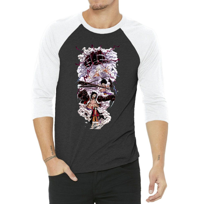 Luffy Gear 5   All Gears 3/4 Sleeve Shirt | Artistshot