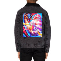 Luffy Gear 5 Art Unisex Sherpa-lined Denim Jacket | Artistshot