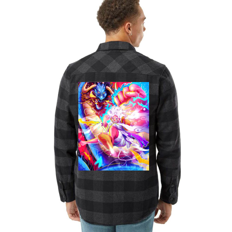 Luffy Gear 5 Art Flannel Shirt | Artistshot