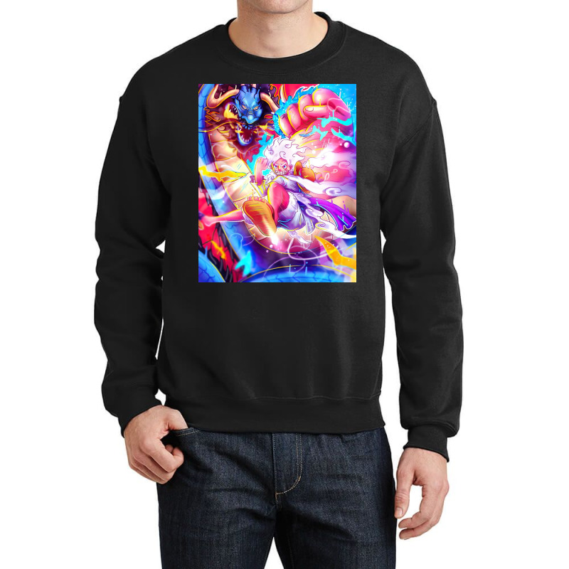 Luffy Gear 5 Art Crewneck Sweatshirt | Artistshot