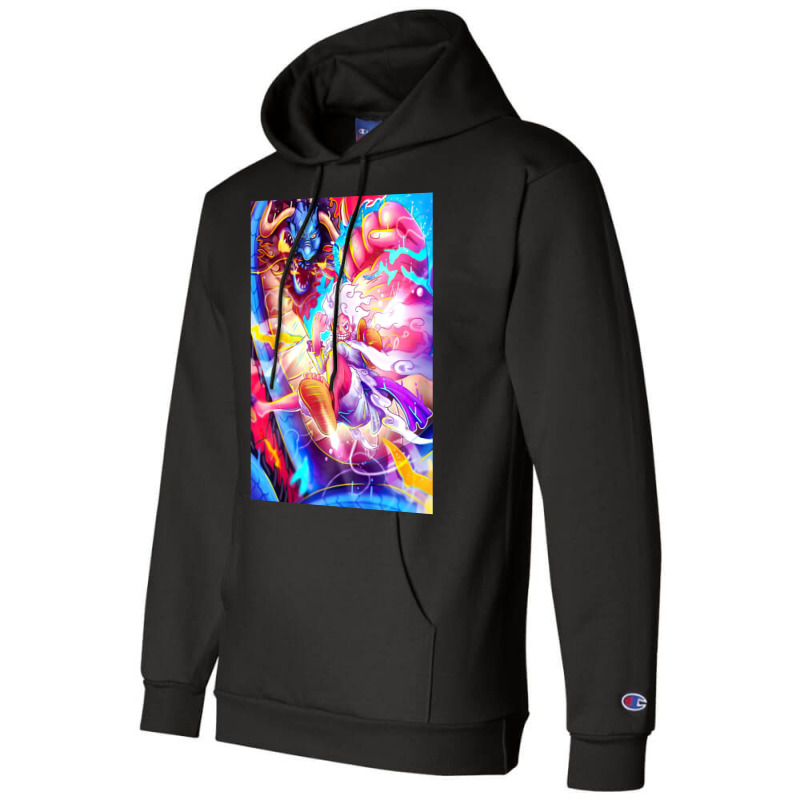 Luffy Gear 5 Art Champion Hoodie | Artistshot