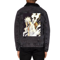 Luffy Gear 5 Smiley Unisex Sherpa-lined Denim Jacket | Artistshot