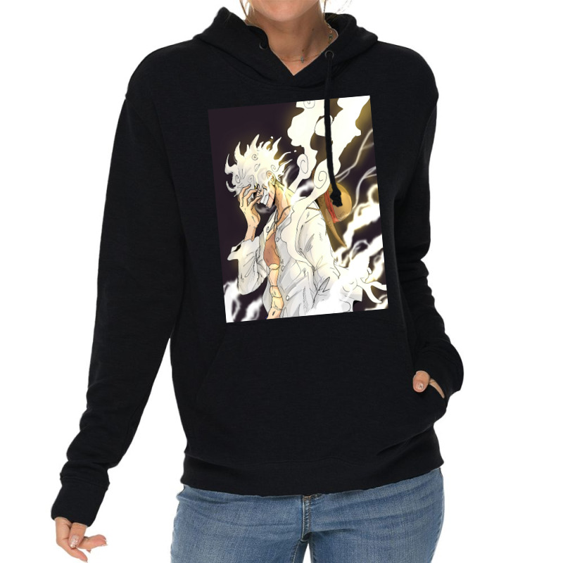 Luffy Gear 5 Smiley Lightweight Hoodie | Artistshot