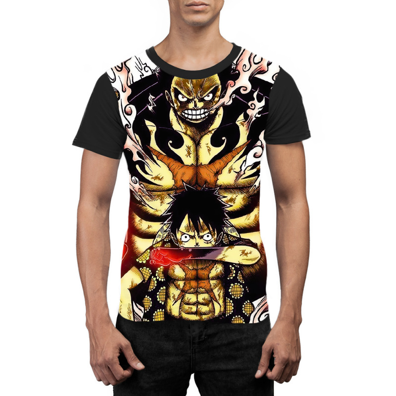 Luffy, With Gear 4 Graphic T-shirt | Artistshot