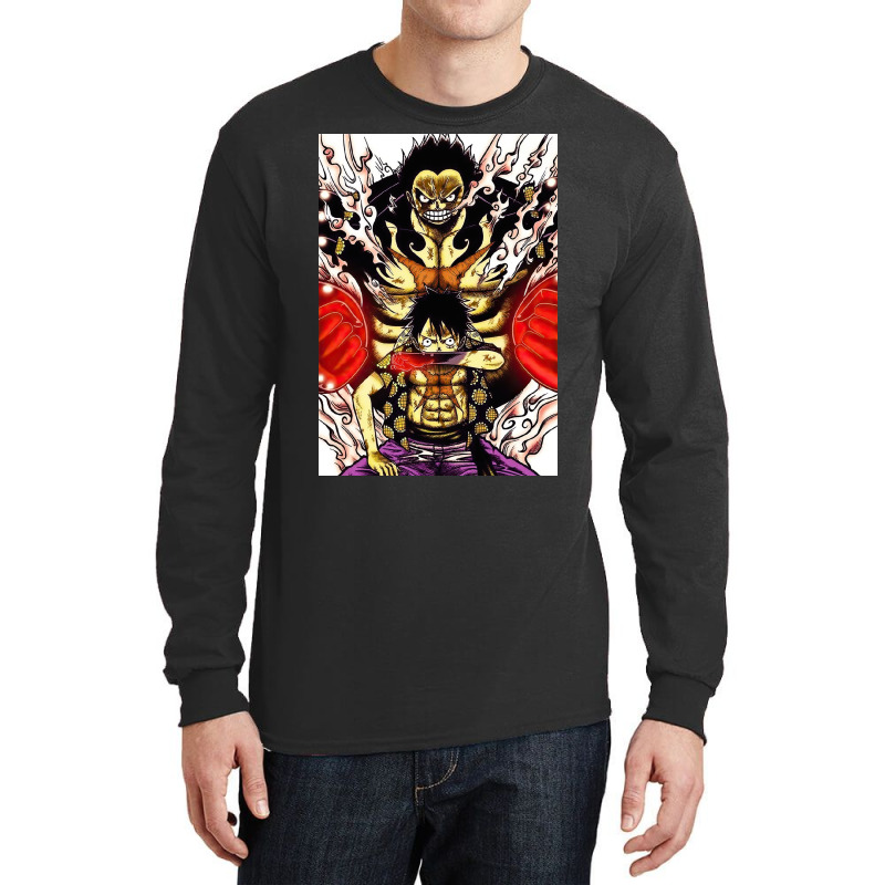 Luffy, With Gear 4 Long Sleeve Shirts | Artistshot