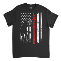 Lacrosse American Flag Lax Lacrosse Lacrosse Player Classic T-shirt | Artistshot