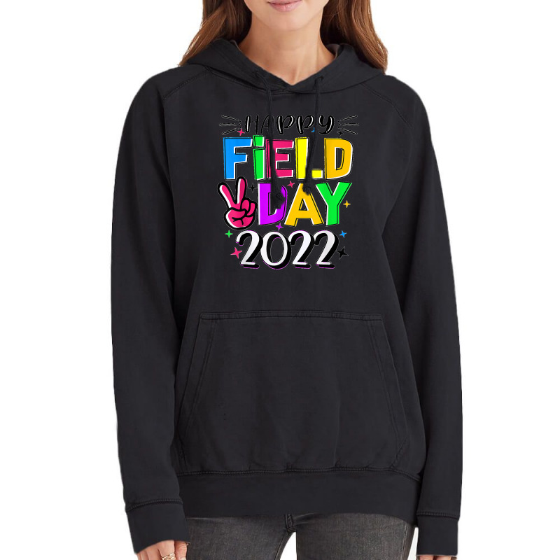 Happy Field Day Let The Games Begin Kids Boys Girls Teachers Vintage Hoodie | Artistshot