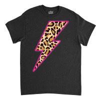 Leopard Lightning Bolt Cheetah Thunder Animal Print Classic T-shirt | Artistshot