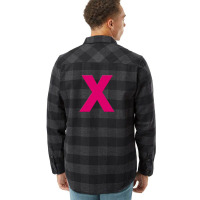 Pink X Flannel Shirt | Artistshot