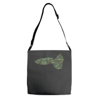 Military Guppy Camo Print Us Rainbow Fish Veteran Men Adjustable Strap Totes | Artistshot