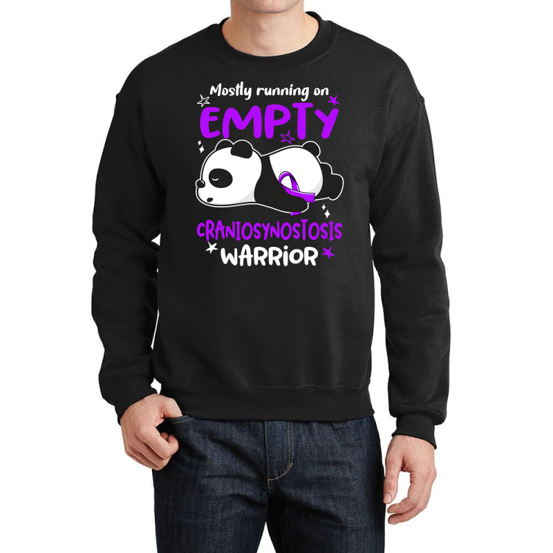 Mostly Running On Empty Craniosynostosis Warrior Crewneck Sweatshirt by mckeebeckett3l9yxd | Artistshot