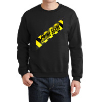 Crime Scene Forensic Tape Police Science Investigator Csi Crewneck Sweatshirt | Artistshot