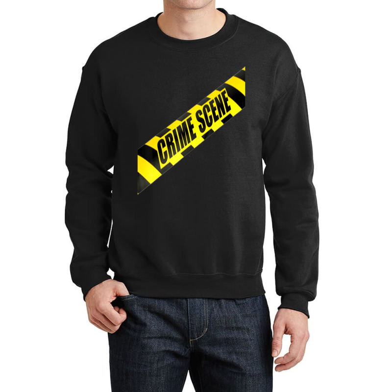 Crime Scene Forensic Tape Police Science Investigator Csi Crewneck Sweatshirt | Artistshot