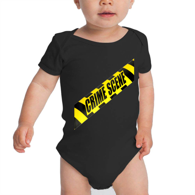 Crime Scene Forensic Tape Police Science Investigator Csi Baby Bodysuit | Artistshot