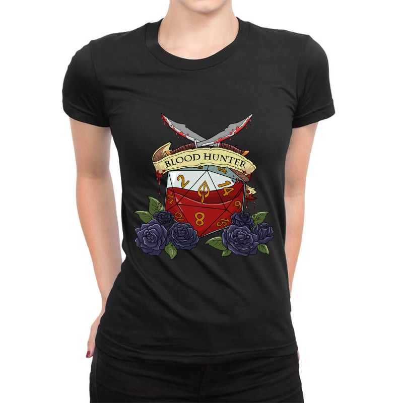 Dice Blood Hunter Ladies Fitted T-Shirt by Pannell Quintero | Artistshot