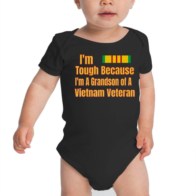 Proud Grandson Of A Vietnam Veteran Baby Bodysuit by seifertmurryq3jmxs | Artistshot