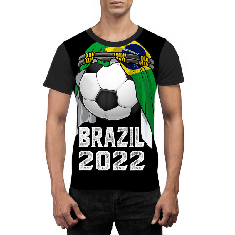 Brasil Brazilian Outfit Design Jersey Apparel Graphic T-shirt by pusadalesyuki | Artistshot