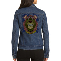 Fashion Bear Street Art-oqcvx Ladies Denim Jacket | Artistshot