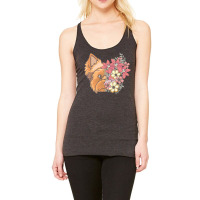 Yorkie T  Shirt Yorkshire Terrier With Flowers T  Shirt Racerback Tank | Artistshot