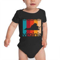 Charlottesville Virginia Retro Baby Bodysuit | Artistshot