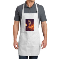 Beautiful Woman Warrior After A Battle With Skeletons T Shirt Full-length Apron | Artistshot