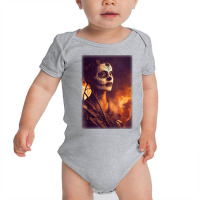 Beautiful Woman Warrior After A Battle With Skeletons T Shirt Baby Bodysuit | Artistshot