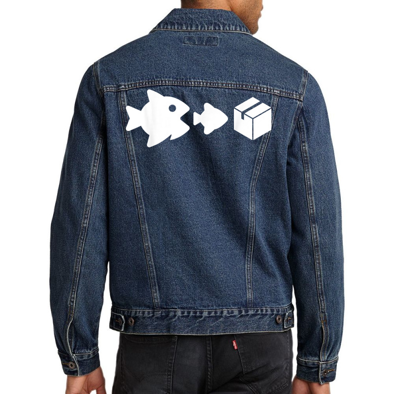 Big Fish Little Fish Cardboard Box Raver Clubbing Dj Music T Shirt Men Denim Jacket by alicakarste3vs | Artistshot