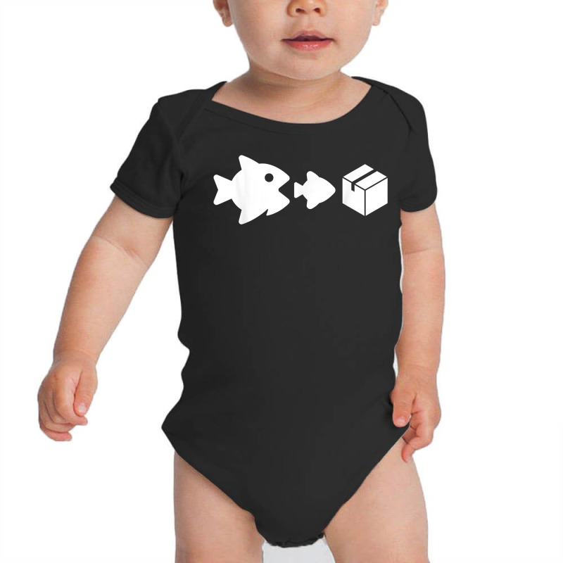 Big Fish Little Fish Cardboard Box Raver Clubbing Dj Music T Shirt Baby Bodysuit by alicakarste3vs | Artistshot