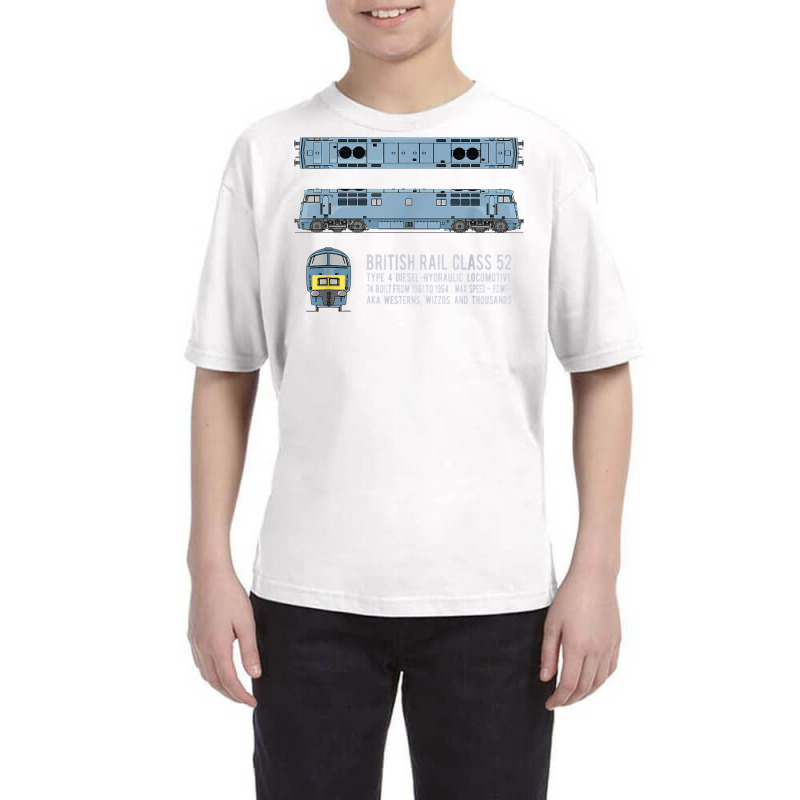 British Rail Class 52 Western Locomotive Diagram T Shirt Youth Tee | Artistshot