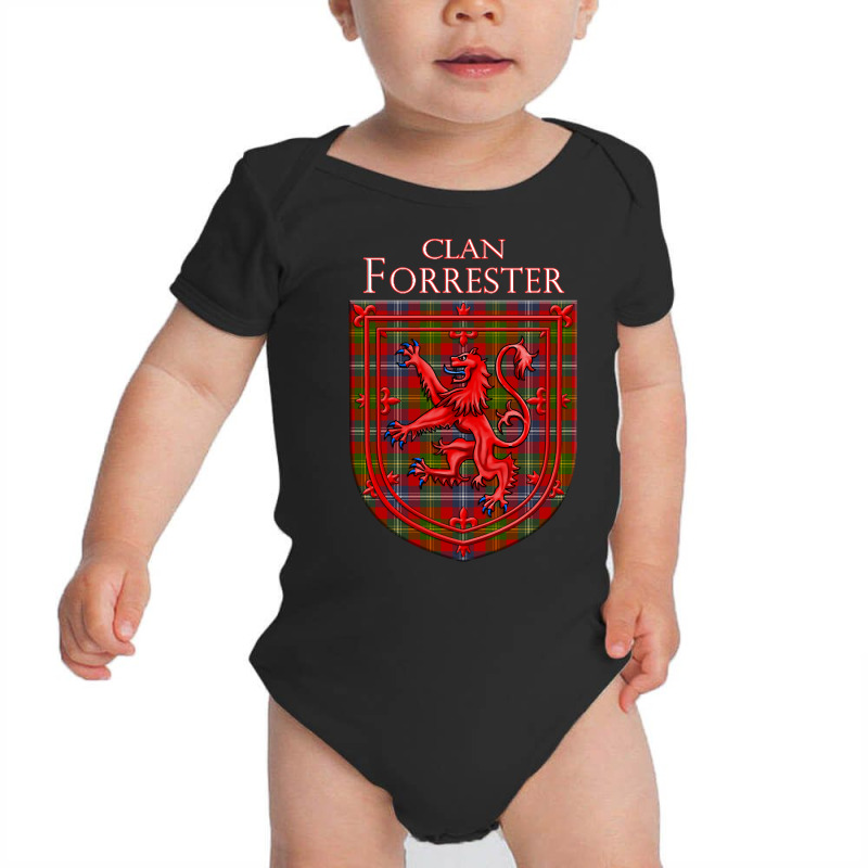 Forrester Tartan Scottish Plaid Lion Rampant Baby Bodysuit by Jerhogen528 | Artistshot