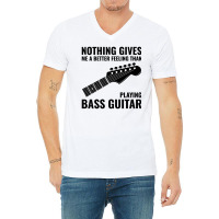 Bass Guitar Player Music Musician Bassist Funny V-neck Tee | Artistshot